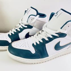 Jordan 1 Mid Top Oxidized Green Size 11