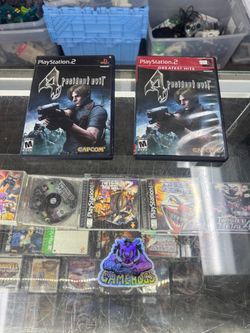 Resident Evil 4 Ps2 $30-$35 Each Gamehogs 11am-7pm