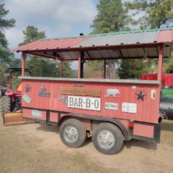 14ft Homemade BBQ Trailer