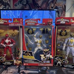 Mighty Power Rangers White And Red Ranger 