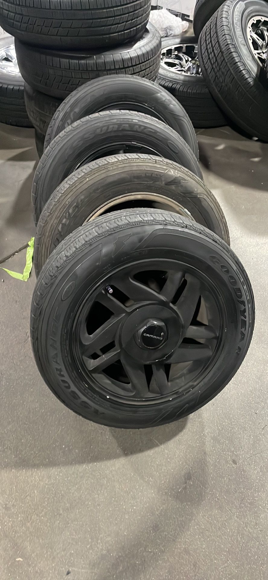 16” Camaro CatFish Wheels & tires used (4)