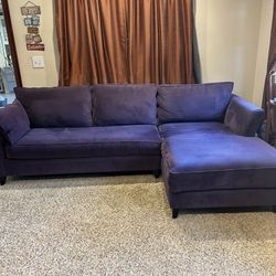 Sofa-bed Couch With Chase Lounge 