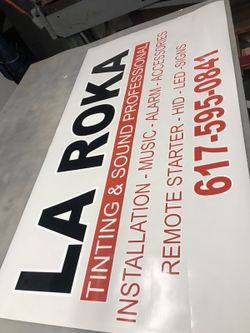 Laroka tinting and sound