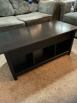 Black Lift Top Coffee Table