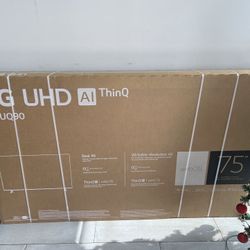 LG UHD 4K 75” TV! Finance For $50 Down Payment!!