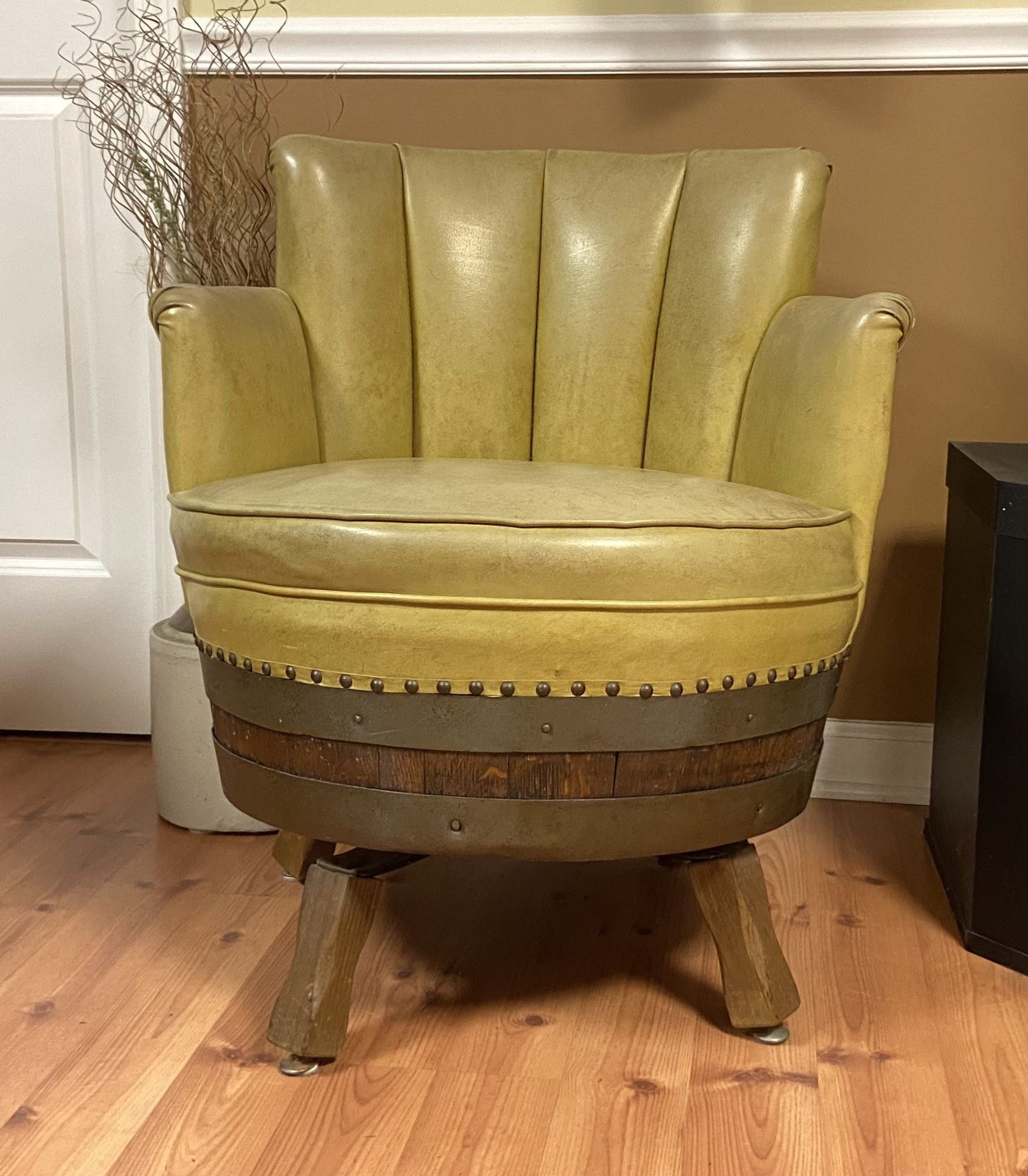 Vintage Whiskey Barrel Chair