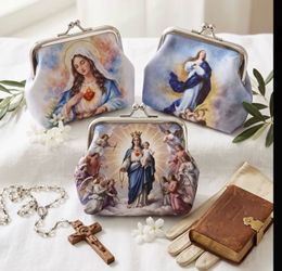 Religious Virgin Mary Coin Purses