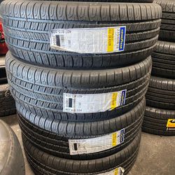 235/60r18 Goodyear new Set of Tires installed and balanced