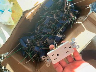 15 amp Leviton pre-fabricated receptacles