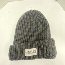 Black Rifle Coffee Company Knit Beanie Winter Hat Cap - Gray - Brand New