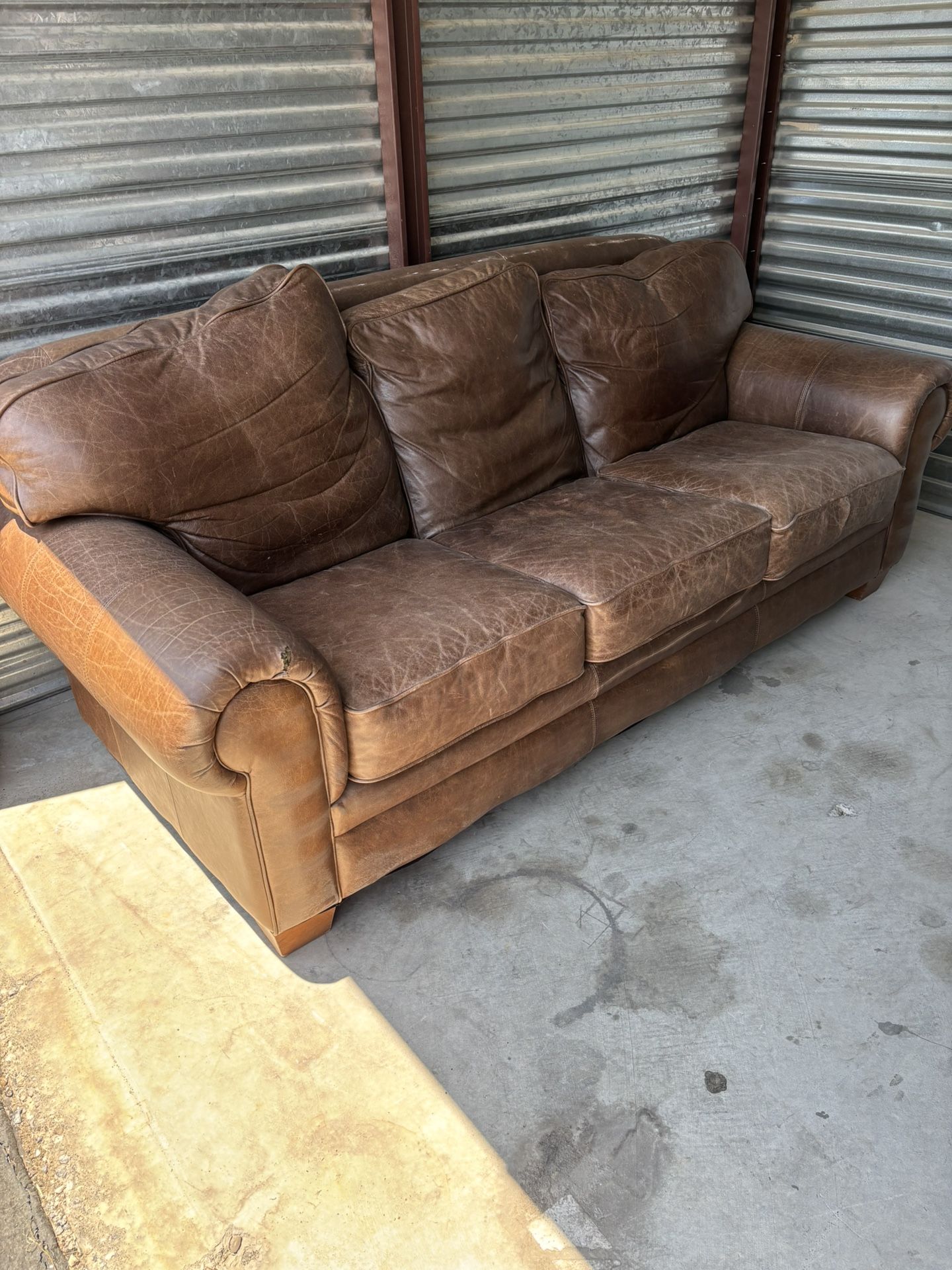 Leather Sofa FREE