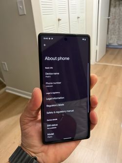 Google Pixel 6 open box unlocked