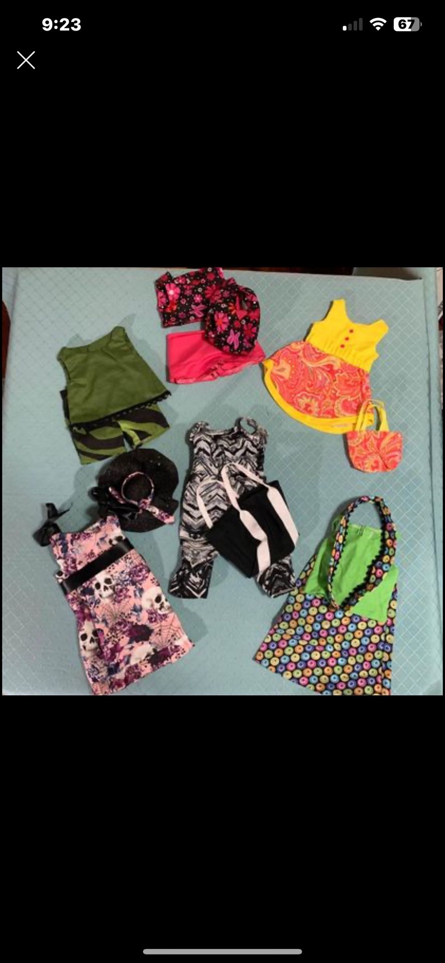 18” Doll Clothes ( All Outfits In Picture Included)