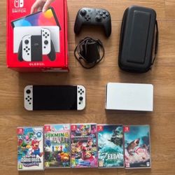 OLED Model HEG-001 Handheld Console - 64GB - White 