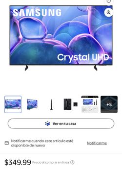 55" Samsung 4K Crystal UHD Smart TV (Like New) + Full Motion Wall Mount
