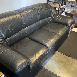 leather sofa