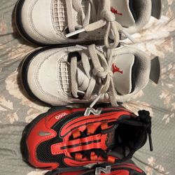 5.5- Jordan’s 6- new balance