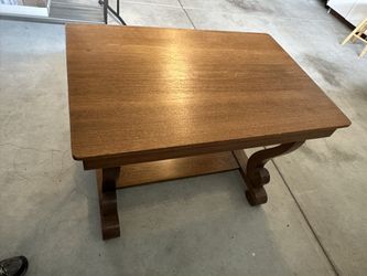 Antique Quarter Sawn Solid Oak Empire Desk