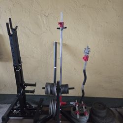 Gym Equipment Weights, Rack, Weight Stand, Bars