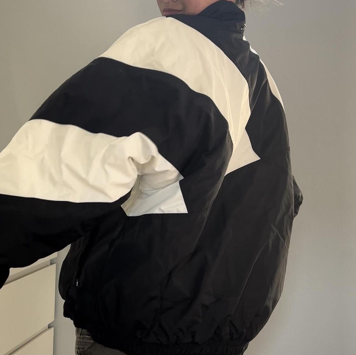 Adidas Puffer Jacket White & Black