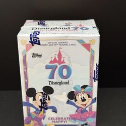 Topps Disneyland 70th Anniversary Value Blaster Box (Sealed) IN HAND To Ship!