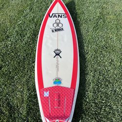 Al Merrick Red Beauty Surfboard 