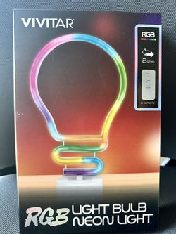 Vivitar RGB Bulb-Shaped Neon Colorful Light