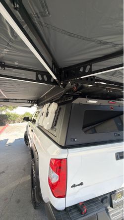 Camper, canopy, camping, hunting, work