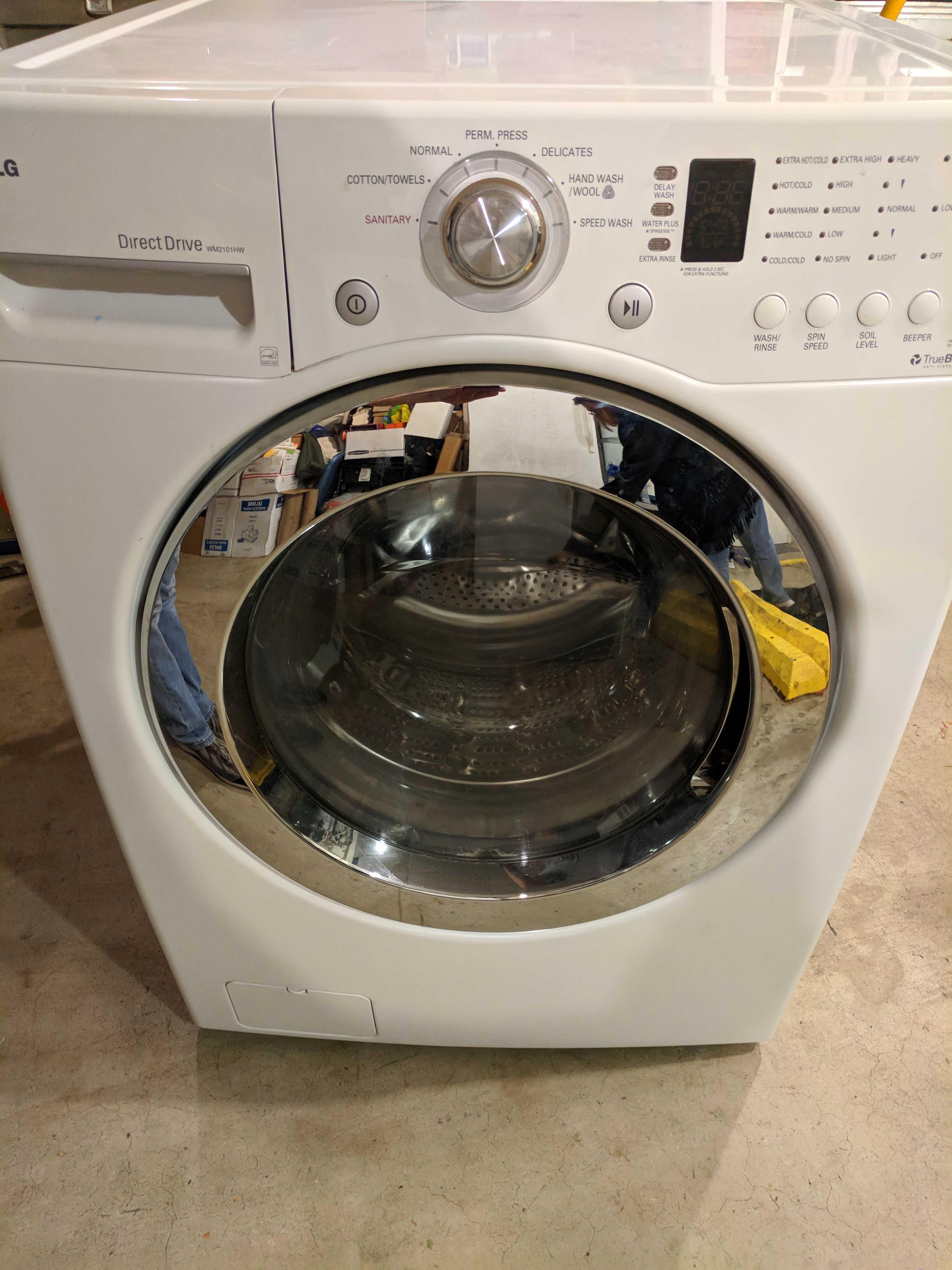 LG #WM2101HW Front Load Washer