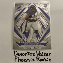 Devontez Walker Baltimore Ravens WR Phoenix Rookie Card. 