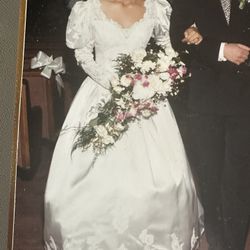 Vintage Sz4/6 Wedding Dress 