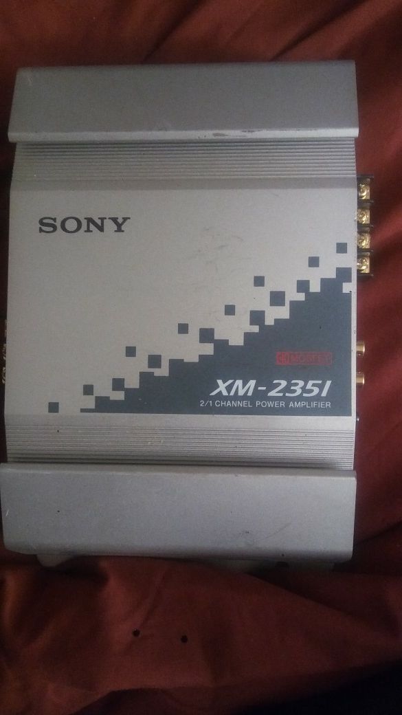 Sony XM-2351 2/1 CHANNEL POWER AMP