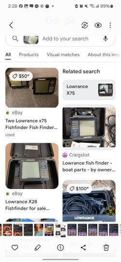 Lowrance LCX-28C MFD Fishfinder Sonar Chartplotter