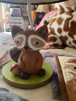 Raccoon Character Table Lamp