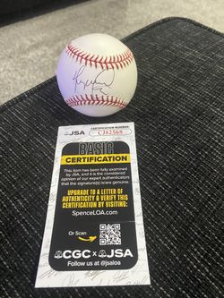 Henry Rodriguez Signed Official Major League Baseball JSA COA