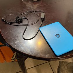 Blue HP Laptop