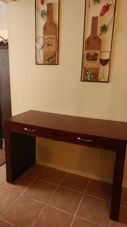 Desk or TV Stand with 2 Drawers