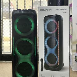 Triple 8” Rechargeable Portable Karaoke Speaker