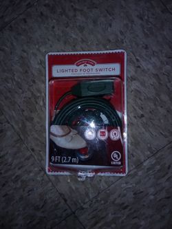 Holiday Time Lighted Foot Switch 9 FT