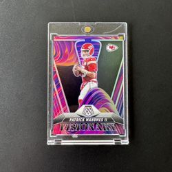 2025 Mosaic Patrick Mahomes Visionary #12 SSP Chiefs Case Hit SSP