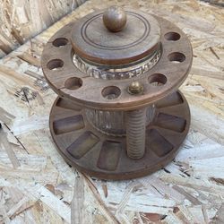 Pipe Holder w/jar & lid