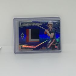 Drake Maye Rookie Three Color Patch /49 Panini Phoenix Rookie Phenom