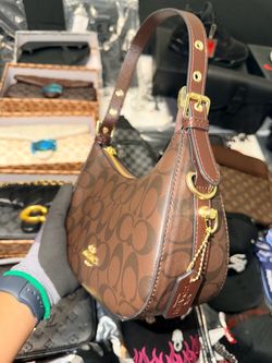 Coach Signature Hobo Shoulder Bag