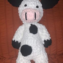 Crochet Cow Plushie 