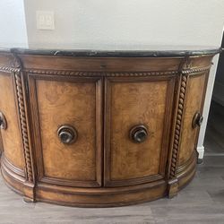 Elegant Wood Buffet Cabinet
