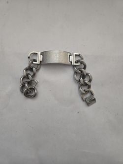 Stainless Steel Bracelet With Prayer Scripted 