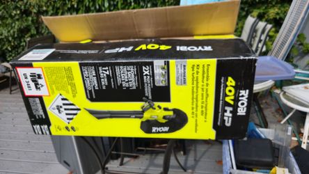 Ryobi 40volt HP cordless leaf vacuum mulcher