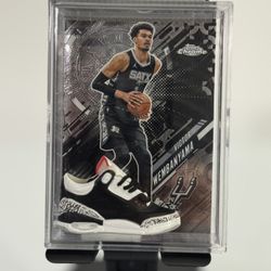 Victor Wembanyama  Shadow Box Card with Sneaker (Rare)