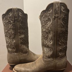 Twisted X  12” Western Toe Boot Bomber Womens Size 8 C
