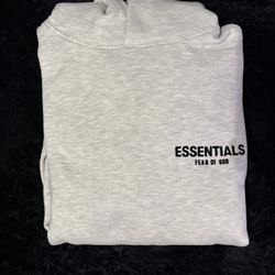 Light Grey Essentials Hoodie 